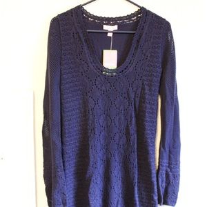 Lilly Pulitzer Navy Athena Sweater Dress